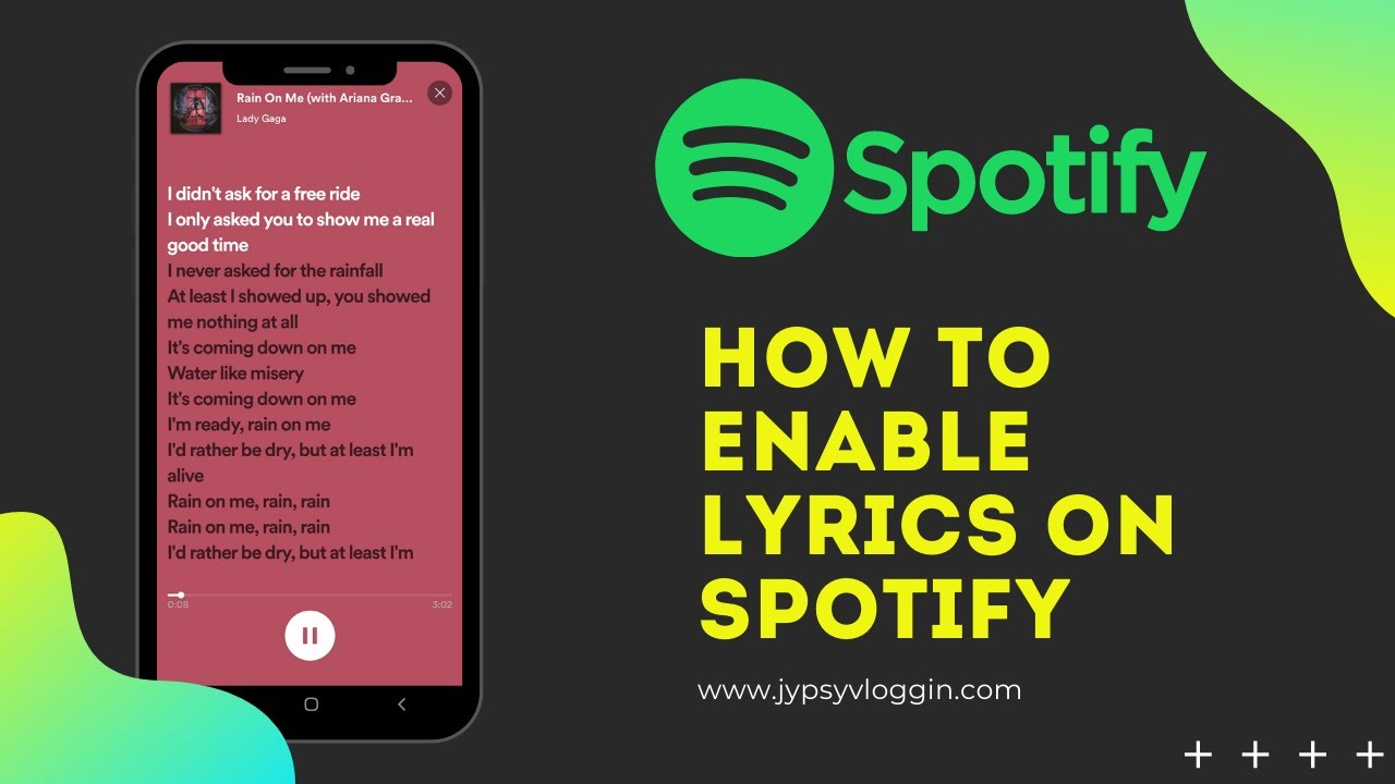 lyrics spotify app